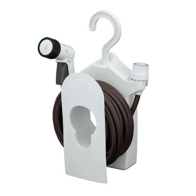 Takagi R110BR Compact Hose 10m Lightweight Reel, (BR), Brown, Stylish,