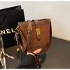 Bags Women's Handbags Niche Design 2025 Fashion Bucket Bags Leopard Print Series Portable Shoulder