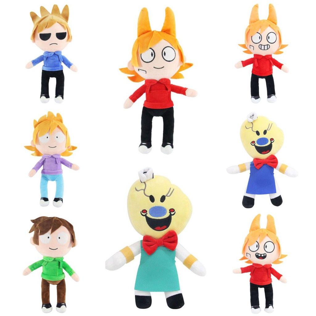 Exclusive New Youtube Tom Eddsworld Tord Anime Plush Cartoon Edd Doll Toy Gift