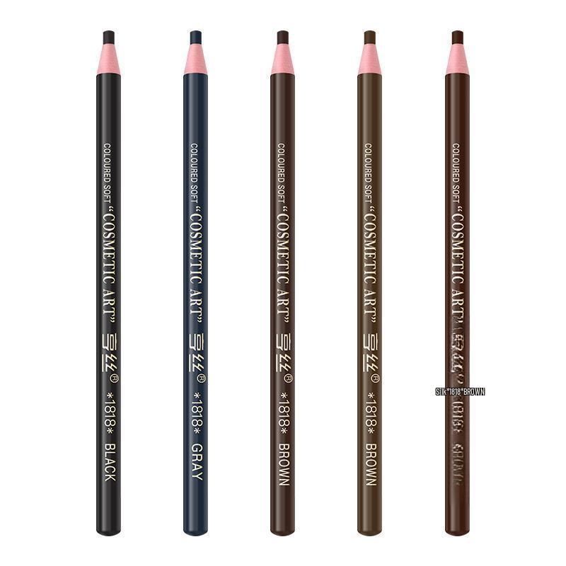 Genuine Hens 1818 Waterproof & Smudge-Proof Eyebrow Pencil - Easy-to-Apply, Long-Lasting Makeup Pen