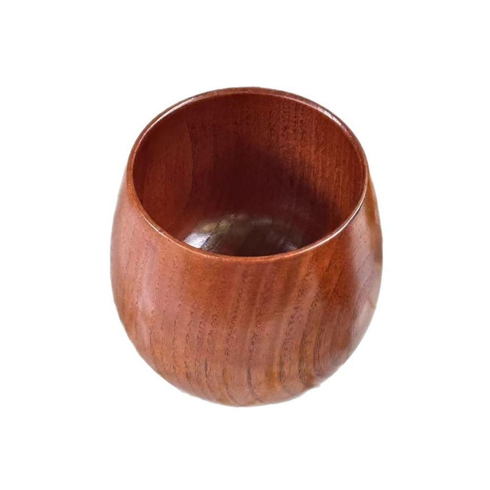 Holz Teetasse Verbrühschutz Wasserbecher Neuer dicker Bauchbecher Milch