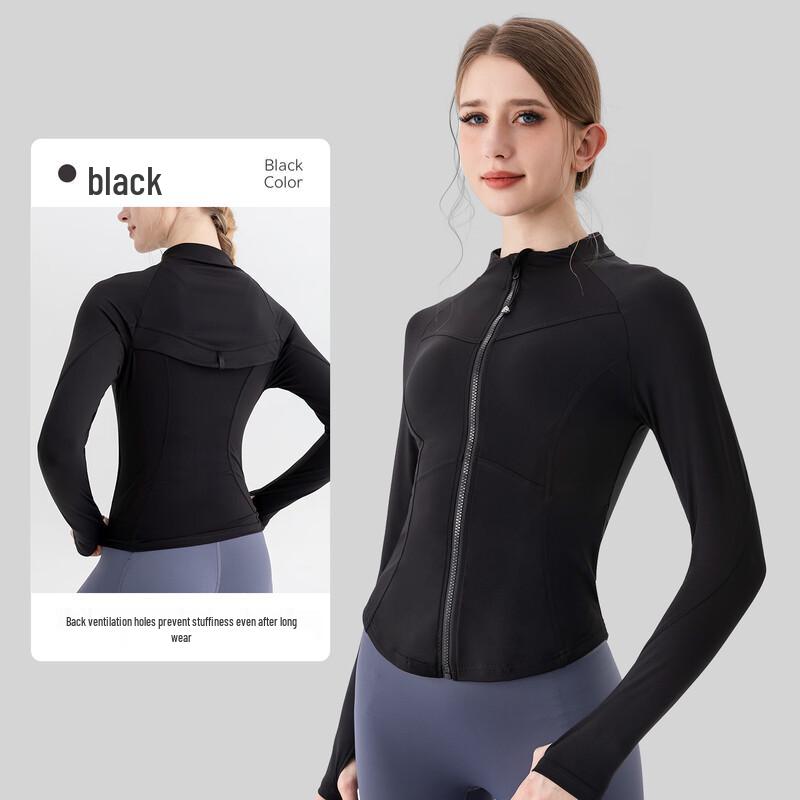 Ayubu Women's Slim Fit Breathable Yoga Jacket