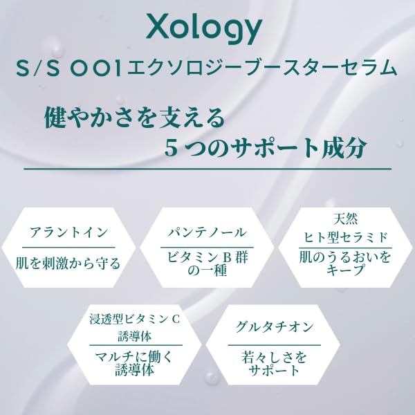 Xology Exology 001 Exology Booster Cosmetic Derma Daily XCLINIC S/S Serum, 30ml, Anti-inflammatory, Exosome-Based, Medicine-Inspired Skincare,