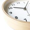 KATOMOKU plywood wall clock 13 Natural Wall Clock Continuous Second Hand km-84NA 202mm (Radio Clock)