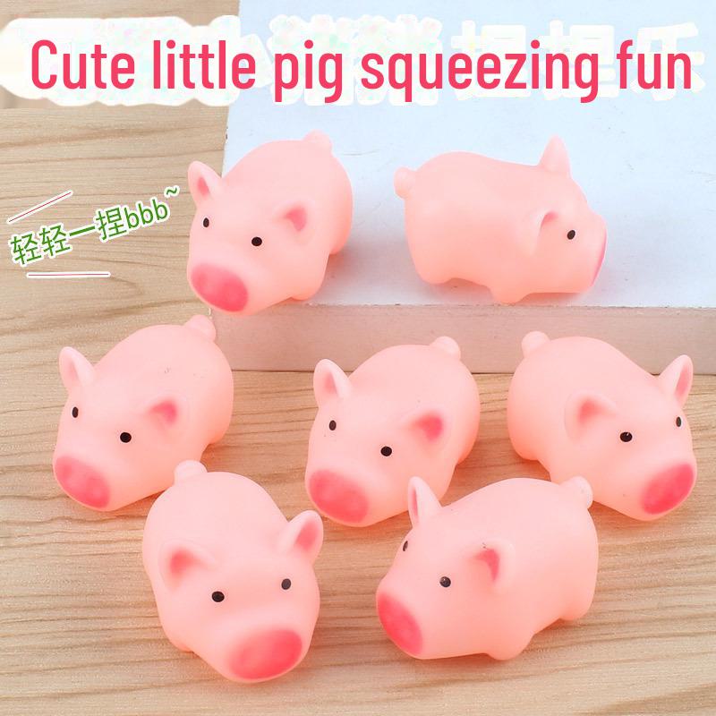 

Мягкая игрушка-декомпрессионистка «Розовая свинья»