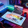 Custom Name Personalized Bluey Pattern Mousepad, Laptop PC Desk Mat, Decorative Desk Mat for Home Keyboard Pad Gift