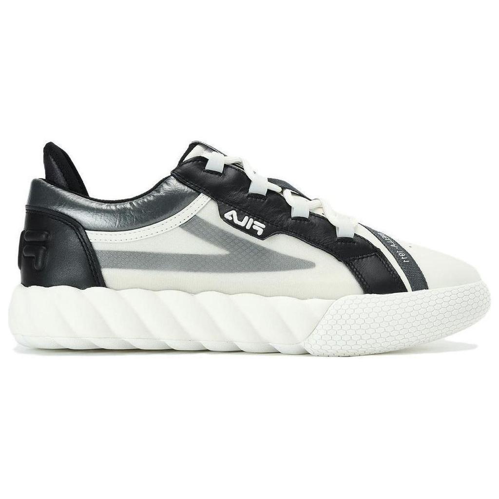 FILA Campo Comfortable Casual Shock Absorbing Low Top Sneakers Men Sneakers Coconut-White Black F12M333201FCB