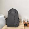 Fashion Nylon Computer Backpack Large Capacity Waterproof Student Schoolbag Zipper Solid Color Travel Shoulder Bag