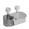 Punch-Free Suction Cup Bathroom Cosmetics Organizer