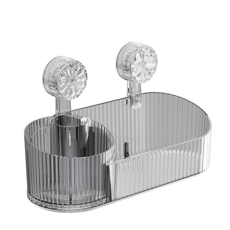 Punch-Free Suction Cup Bathroom Cosmetics Organizer