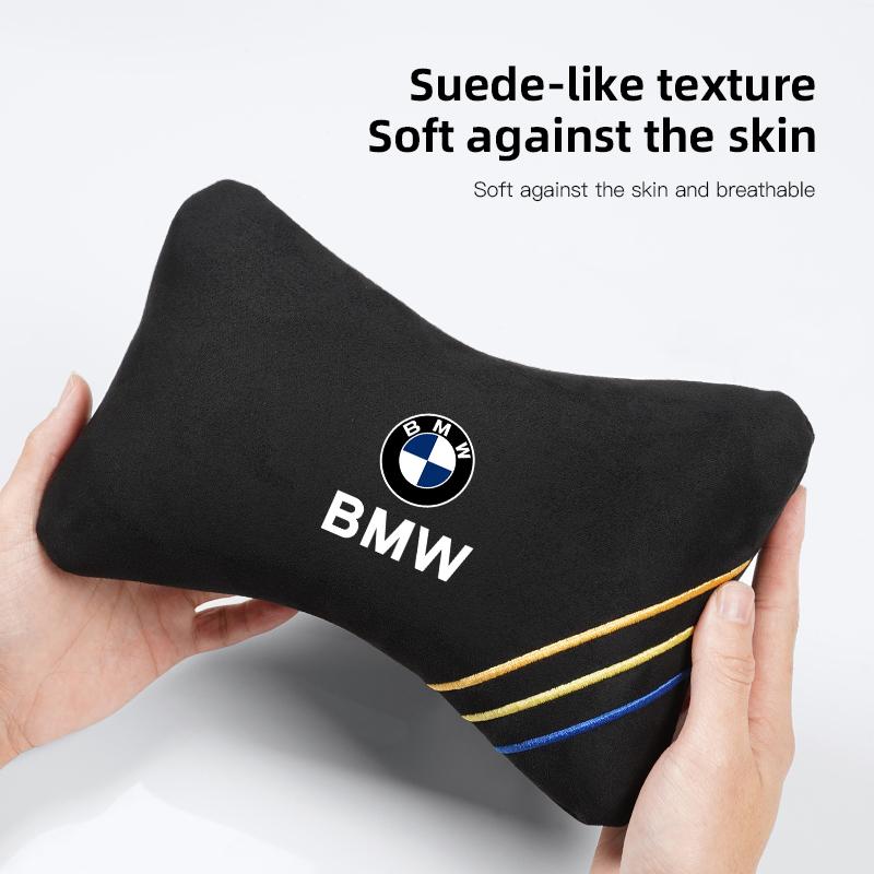 Car Headrest Neck Support Car Pillow Neck Rest Cushion Lumbar Support For BMW E46 E60 E90 E39 E87 E36 E92 E70 E91 X3 X5 X1 X2 X4 TC9