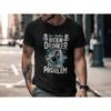 Funny Fishing T Shirt Beer Drinker Unique Vintage Washed Streetwear Comfortable Breathable Slightly Designer Clothes Stretched