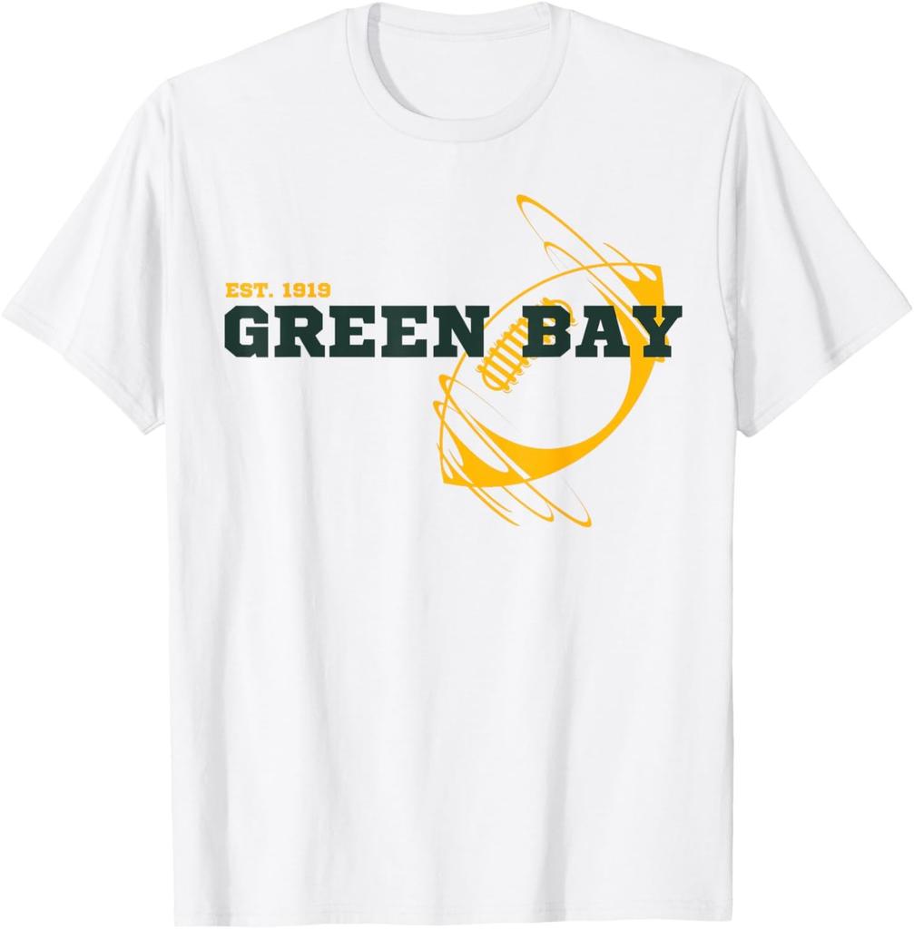 Green Bay Est 1919 Sports Team Athletic Novelty For Fans T-Shirt
