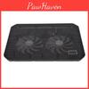 Dual Cooling Laptop Fans Pad Ergonomic Angle Fast Heat Dissipation Usb Port Silent Laptop Cooler