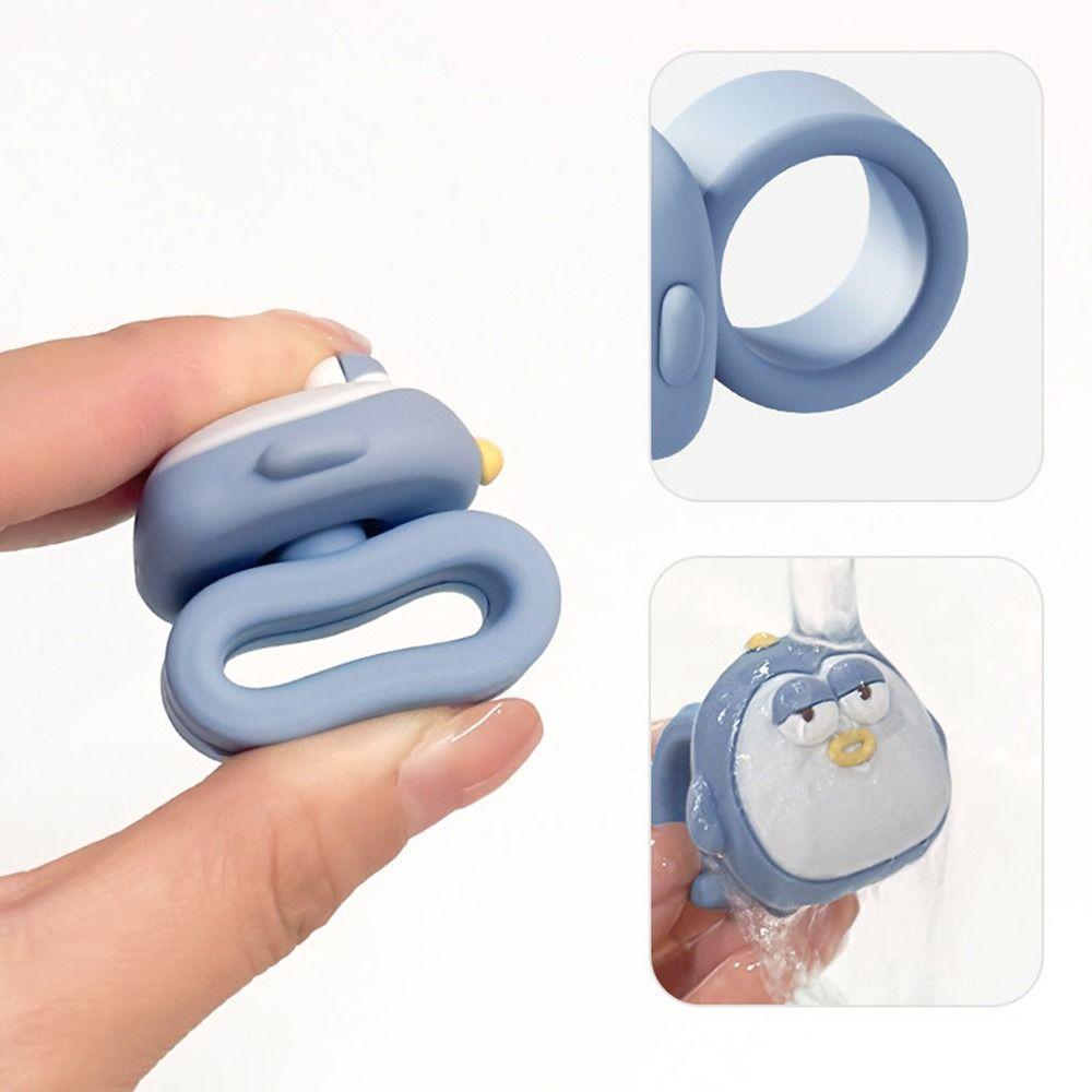Silicone Door Handle Impact Pad Anti-Shock Punch-free Wall Protector Cartoon Silent Door Handle Anti-collision Ring
