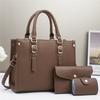 Mother and Child Bag Three-piece Texture Handbag Fashion Shoulder Bag Women's Bag Quality