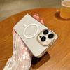 Luxury High-quality Magnetic Suction Wireless Charging HD Through-solid Color Phone Case Suitable for iPhone 14 13 12 11 Pro Max Anti-fall Cases