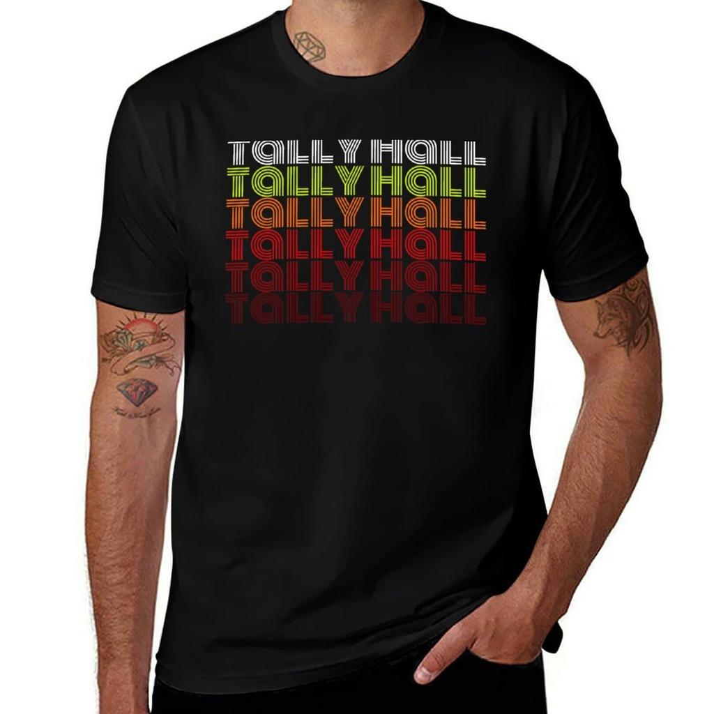 Tally Hall Vintage TShirt Relaxed Casual Short Sleeve Tee
