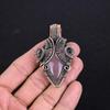 Rose Quartz Jewelry, 999 Copper Wire Wrapped Pendant Handmade Gemstone Jewelry, Gifts For Wife Brand New Pendant