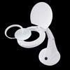 OHM Electric L-ZOOM LED Stand Light with Magnifying Glass, DS-L30B-W, 08-0871