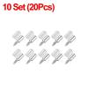 10/100PCS Cross Self-tapping Screw with Rubber Sleeve Cabinet Board Laminate Support Wardrobe Glass Hard Nonslip Partition Nail
