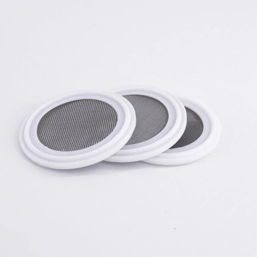 Filtro a Rete 10 20 40-80 100 150 200 300 Mesh 1.5" 2" 3" 4" Tri Clamp Guarnizione in Silicone PTFE EDPM FKM Striscia di Tenuta Sanitaria per Homebrew