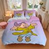 3pcs Happy Dopey Dwarf Print Cover Set Ultra Soft, Breathable, and Comfortable Bedding with Stylish Design for Bedroom and Guest Room Decor 1 Cov