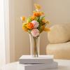 Transparent Plastic Flower Vase Heavy Duty Flower Holder Container Home Office Table Centerpiece Decorative Floral Plants Vase