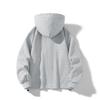 Retro Vest Sweatshirt Heren Herfst En Winter Losse Casual Jas Met Capuchon