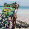 Retro Mindless Self Indulgence Band MSI Beach Towel Bath Towels Microfiber Quick Dry Custom Sand Free Beach Yoga Spa Gym Pool