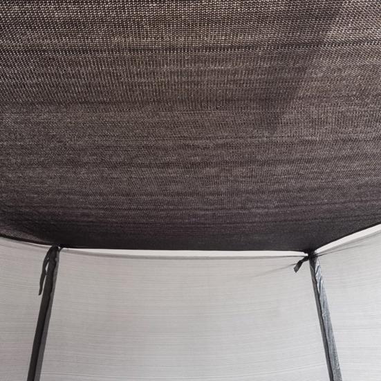 6/8/10/12/14/16-Feet Trampoline Sunshade Cover UV Resistant Waterproof Weather-resistant Outdoor 45820 Poles Trampoline Canopy