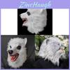 New Plush Gray Wolf Mask Halloween Party Animal Costume With Diy Fun For Cosplay Events