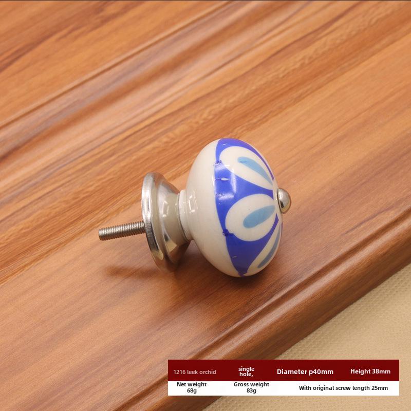 Modern American Ceramic Pumpkin Cabinet Handle