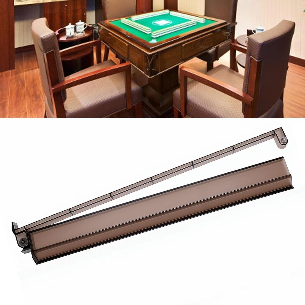 Transparent Wavy Mahjong Tile Rack 18 Inch Mahjong All-in-One Rack Mahjong Tile Holder For Family