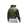 Jordan Jackets Women's Light Olive Yellow Baseball Collar Moderate Other (Unisex) Jackets FB5154 340
