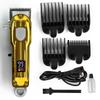 1PC new retro oil head electric push clipper bald head engraving gradual change LCD digital display rechargeable hair salon electric fader