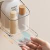 Drillless Installation Bathroom Organizers For Electric Toothbrushes And Accessories Durable Plastic Storage Rack Space Saving Design