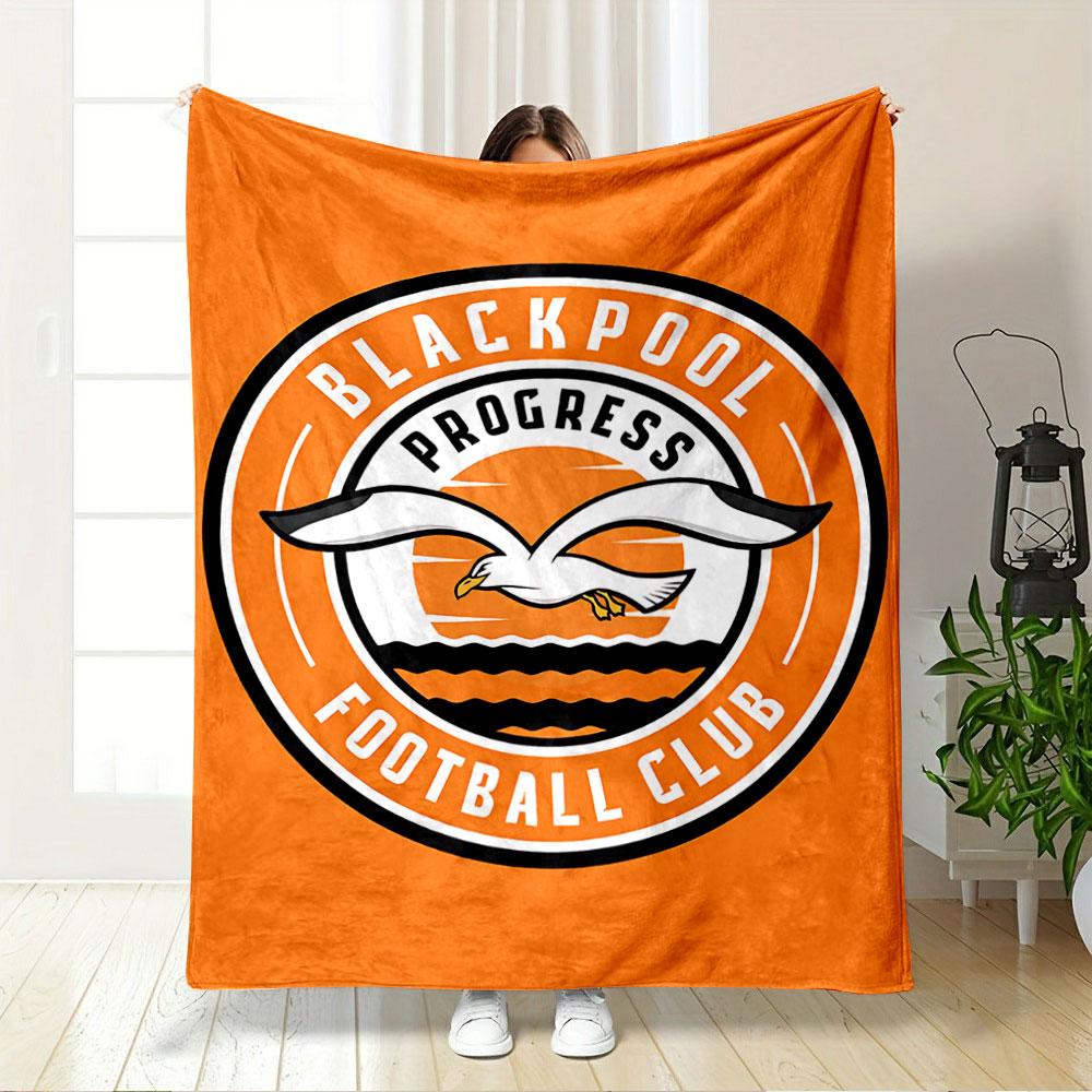 Blackpool Football Club Blanket for All Seasons Blanket Lunch Break Throw Gift