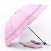 Lolita Lace Sun Umbrella Anti-UV Protection Princess Female Parasol Vintage Folding Umbrella