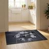 Singer O-Olivia Dean Floor Mat Flannel Door Mat Non-Slip Bedroom Living Room Home Decor