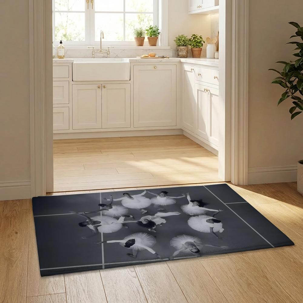 Singer O-Olivia Dean Floor Mat Flannel Door Mat Non-Slip Bedroom Living Room Home Decor