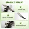 Household Farming Grass Shredder Knife Blades,12mm Hole Diameter with 12 Mounting Holes, Improves Grass Shredding and Chopping Efficiency (12 Kits)