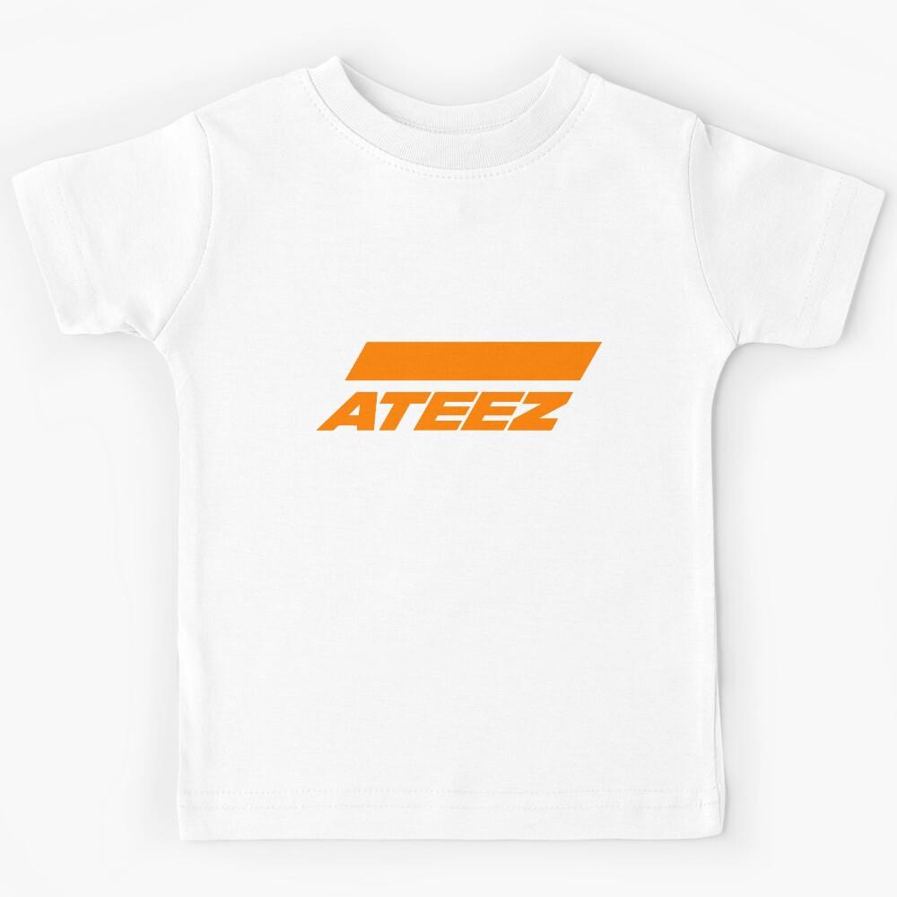 ATEEZ - Orange Slant Logo Kids T-Shirt 110