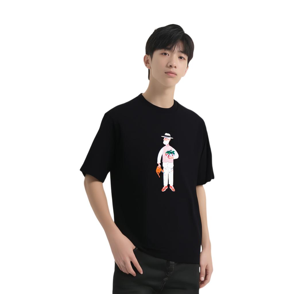 New Balance T Shirt Unisex Black NEE28083-BK