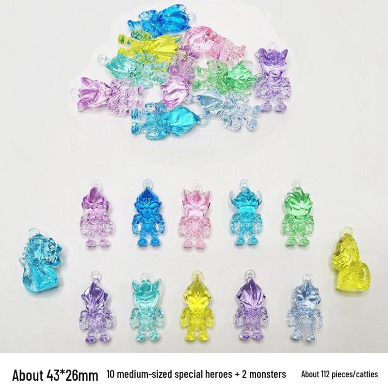 Colorful Mini Acrylic Milk Bottle Cartoon Ornaments - Cute Handmade DIY Decorative Accessories