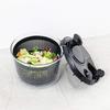 Pearl Metal Salad Spinner, Vegetable Drainer, Limited Edition, Black, BLKP, AZ-5085