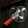 Side Long Wooden Handle High Borosilicate Glass Tea Dispenser Fair Cup With Filter Chahai Kung Fu Tea Set