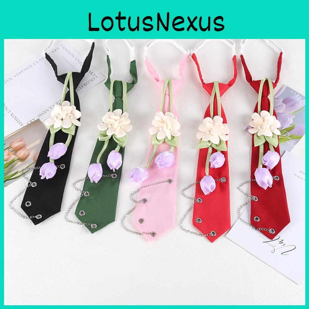 Tulipinspired Womens Tie With Arrow Shape Polyester Material For Runway And Everyday Styling