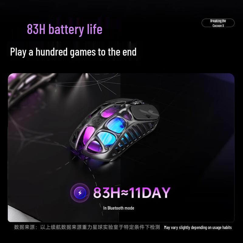 GravaStar Cocoon X Lightweight Tri-Mode Gaming Mouse