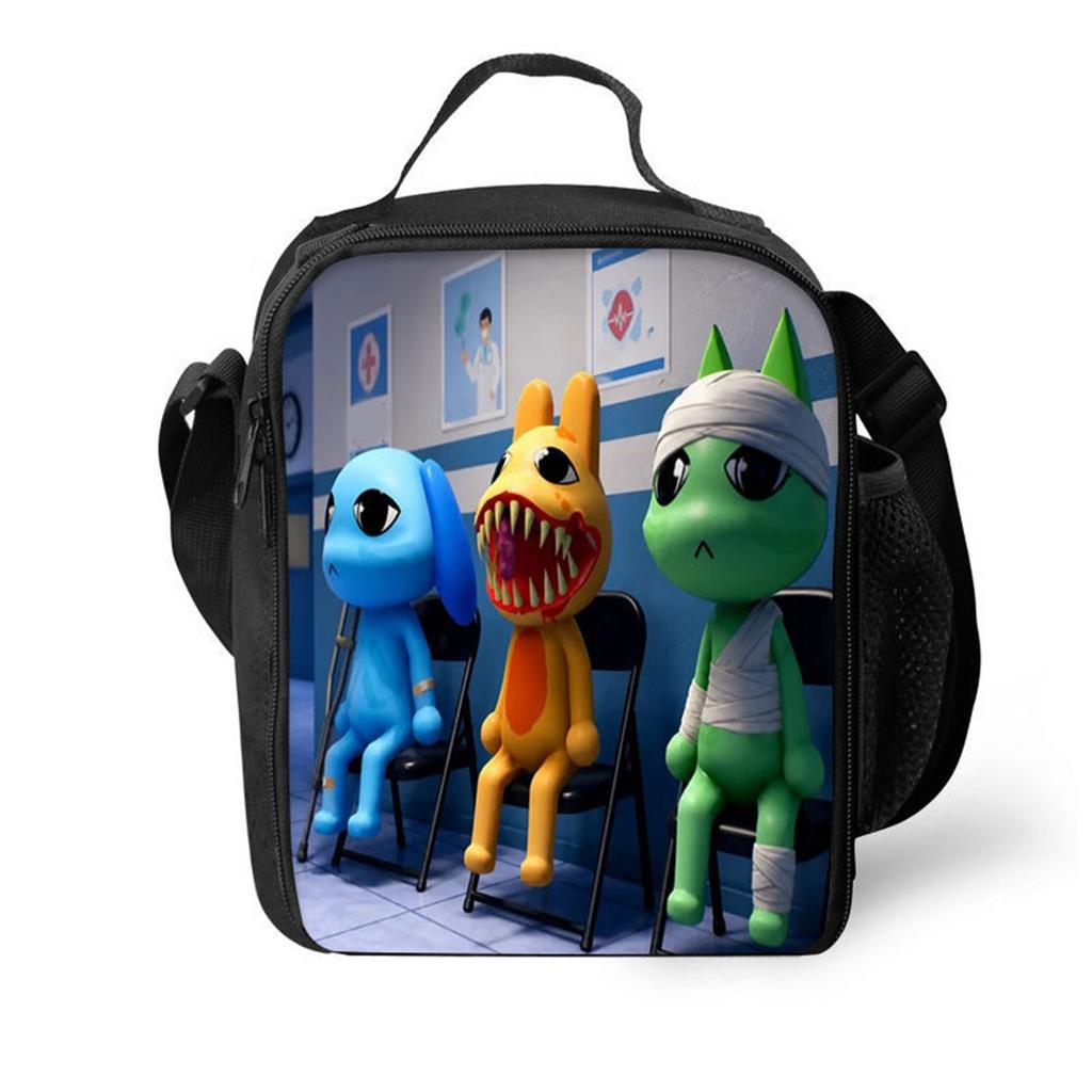 Kids Lunch Bag with Ice Pack for School - Animal Themed Bento Box